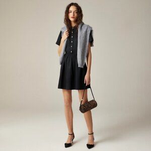 J Crew Collection Shirtdress with Jewel Buttons, NWT